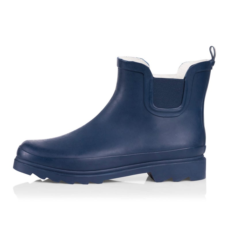 NORTY - Womens Ankle Rain Boots - Ladies Waterproof Winter Spring Garden Boot runs Â½ size large Matte Navy Size 7 - Image 1